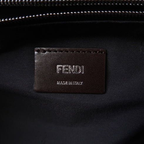 FENDI SHW Backpack Rucksack 7VZ053 AFBD Canvas Leather White Brown