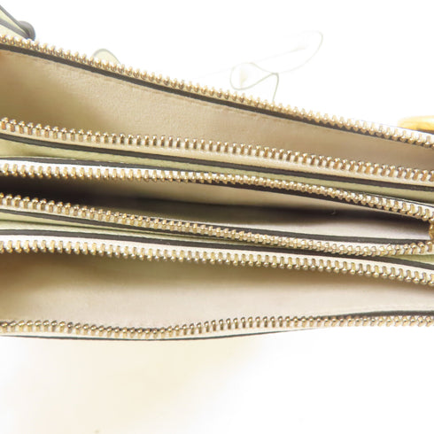 Christian Dior CD Saddle Trio Crossbody Pouch Shoulder Bag 05-RU-0149 Calf White