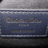 Christiran Dior CD GHW Montaigne 30 Shoulder Bag Canvas Navy/Beige