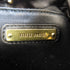 MIU MIU GHW Shoulder Bag 5BE037 Lambskin Leather Black