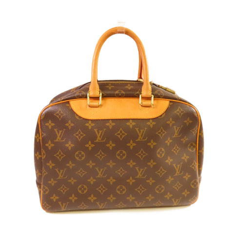 LOUIS VUITTON LV GHW Deauville GM Handbag M47270 Monogram Brown v4
