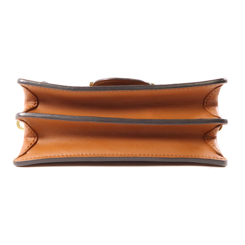 LOUIS VUITTON LV GHW Mini Dauphine Shoulder Bag M45959 Monogram Reverse Brown v1