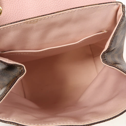 LOUIS VUITTON LV GHW Clapton Rucksack N42262 Damier Ebene Brown