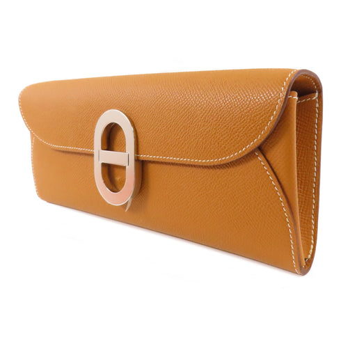 HERMES PHW Chaine d'Ancre To Go Shoulder Bag Epsom Leather 37 Gold