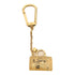 LOUIS VUITTON LV GHW Key Ring Charm PVC Beige