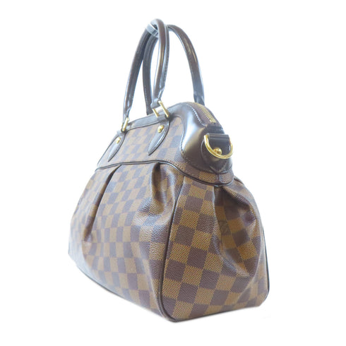 LOUIS VUITTON LV GHW Trevi PM 2 Way Bag N51997 Damier Ebene Brown