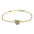GUCCI GG Onyx Diamond Bracelet 18K Yellow Gold