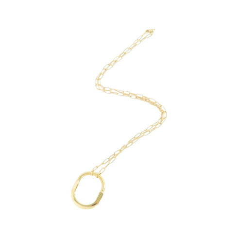 TIFFANY&CO Lock Necklace 18KYellow Gold
