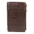 BOTTEGA VENETA BV GHW Bi-Fold Wallet Calfskin Leather Brown