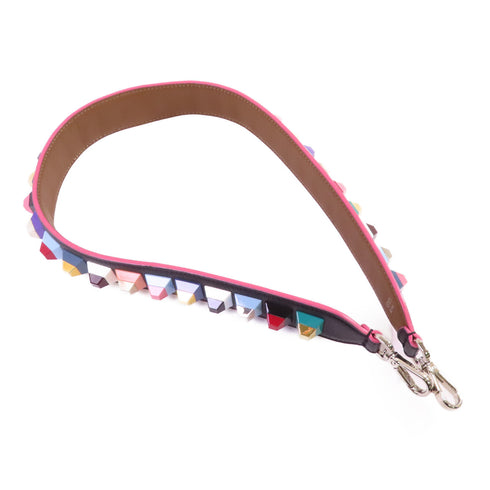 FENDI PVC Shoulder Strap PVC Calfskin Leather