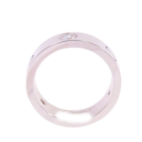 CARTIER Love Ring 3P Diamond Ring Cartier#53 US#6.25 18K White Gold