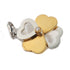 CARTIER Four Leaf Clover Charm 18K White Pink Gold