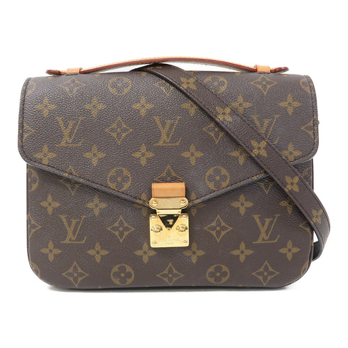 LOUIS VUITTON LV GHW Pochette Metis Shoulder Bag M44875 Monogram Brown
