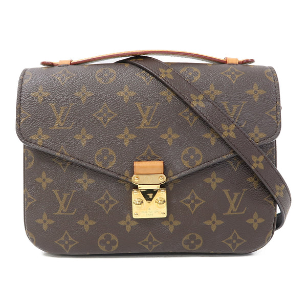 LOUIS VUITTON LV GHW Pochette Metis Shoulder Bag M44875 Monogram Brown