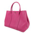 HERMES PHW Garden Party PM Hand Bag/Tote Bag Negonda Leather Rose Pourpre