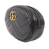 GUCCI GG GHW GG Marmont Belt Bag Waist Bag 476434 Calfskin Leather Black