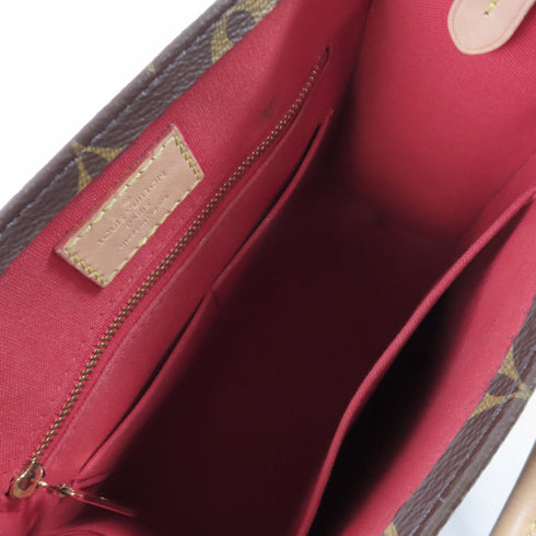 LOUIS VUITTON LV GHW Sac Plat BB Handbag Shoulder Bag M45847 Monogram Brown v1