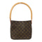 LOUIS VUITTON LV GHW Looping MM Shoulder Bag M51145 Monogram Brown