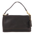 COACH GHW Shoulder Bag Calfskin Leather Black v1