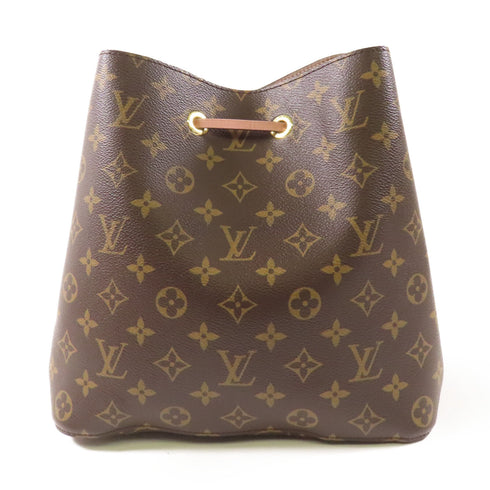 LOUIS VUITTON LV GHW Neo Noe 2way Shoulder Bag M44022 Monogram Brown Pink