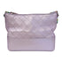 CHANEL Quilted CC Gabrielle Chain Shoulder Bag Calfskin Leather Purple