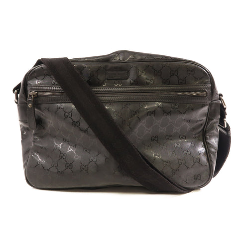 GUCCI GG SHW Shoulder Bag 211107 PVC Coated Canvas