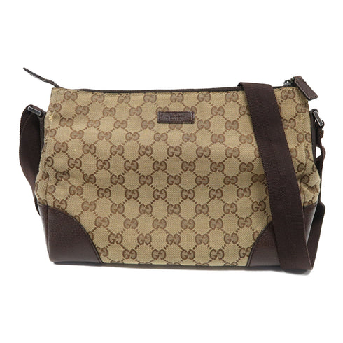 GUCCI GG SHW Shoulder Bag 114273 Canvas Beige