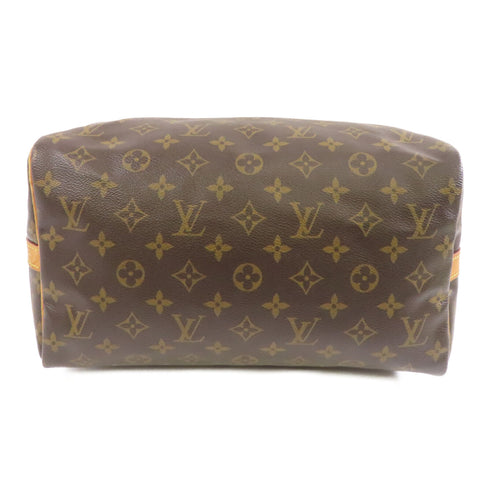 LOUIS VUITTON LV GHW Speedy 30 Bandouliere Handbag Boston M40391 Monogram Brown