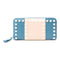Valentino Long Wallet Leather Blue White PW2P0645YDW