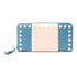 Valentino Long Wallet Leather Blue White PW2P0645YDW