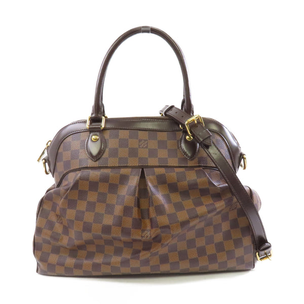 LOUIS VUITTON LV GHW Tivoli GM 2 Way Shoulder Bag N51998 Damier Brown