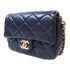 CHANEL Quilted CC GHW Chain Shoulder Bag AS2855 Lambskin Leather Black