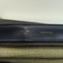 CELINE GHW Trapeze 2Way Shoulder Hand Bag Calfskin Leather Navy Blue/Beige