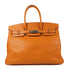 HERMES PHW Birkin 35 Handbag Swift Leather Orange