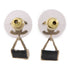 CHANEL CC Earrings B12/A Metal Gold Black