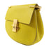 CHLOE GHW Drew Bag Chain Shoulder Bag Calfskin Leather Yellow