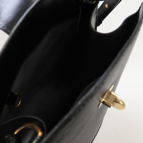 LOUIS VUITTON LV GHW Cluny Shoulder Bag M52252 Epi Black