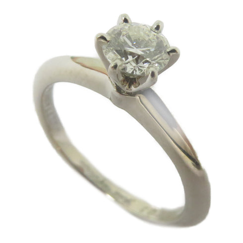 TIFFANY&CO 0.33ct Diamond Engagement Ring PT950 Platinum US#3.5