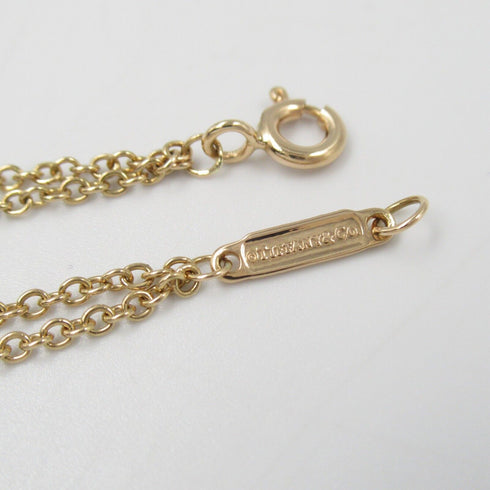 TIFFANY&CO Love Heart Tag Key Bracelet Diamond 18K Pink Gold