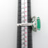 FINE JEWELRY 10.17ct Emerald 1.37 Diamond Ring PT900 Platinum US#6