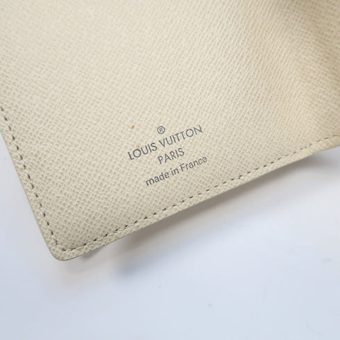 LOUIS VUITTON LV GHW Joey Wallet N60030 Damier Azur White/Blue