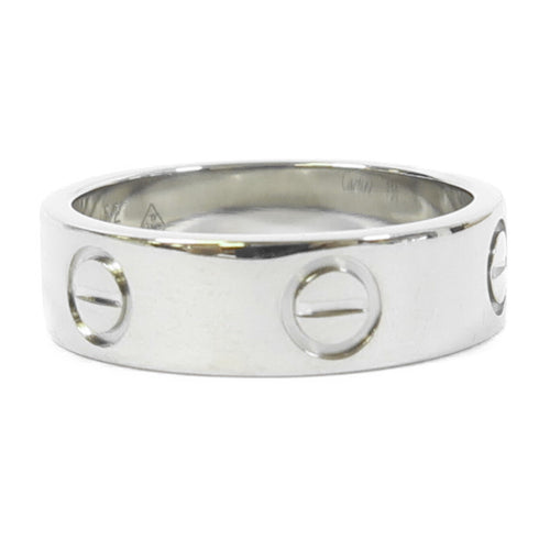 CARTIER Love Ring B4084700 18K White Gold US#6