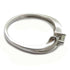 FINE JEWELRY 0.18ct Diamond Ring 18K White Gold US#5.25