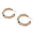 CHANEL CC Earrings Metal Gold