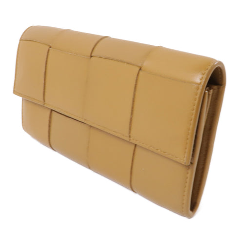 BOTTEGA VENETA BV GHW Long Wallet Leather Brown