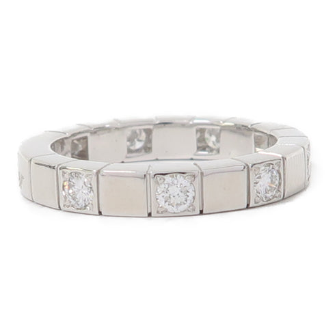 CARTIER Laniere Ring 18K White Gold Cartier#48 US#4.5