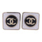 CHANEL CC Earrings Accessories ABD872 Metal Gold White Black