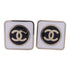 CHANEL CC Earrings Accessories ABD872 Metal Gold White Black