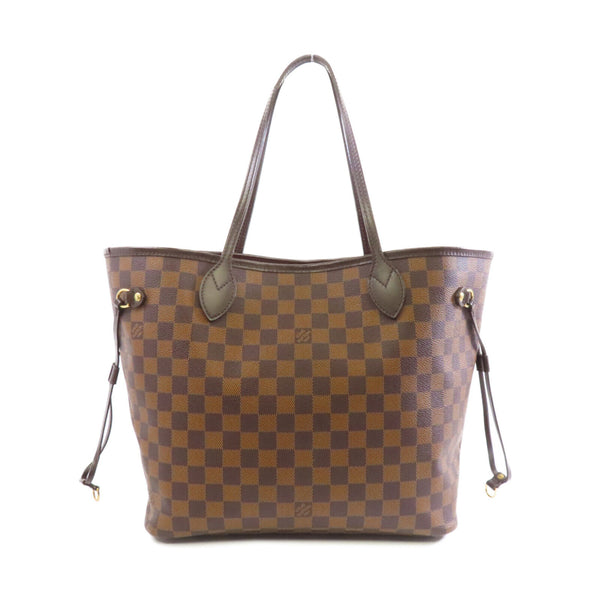 LOUIS VUITTON LV GHW Neverfull MM Tote Bag N51105 Damier Ebene Brown