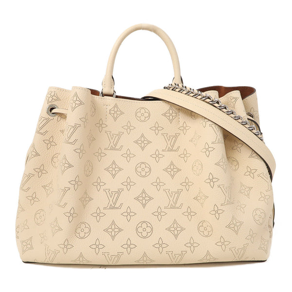 LOUIS VUITTON LV SHW Bella Tote 2 Way Shoulder Bag M59203 Mahina Leather Beige